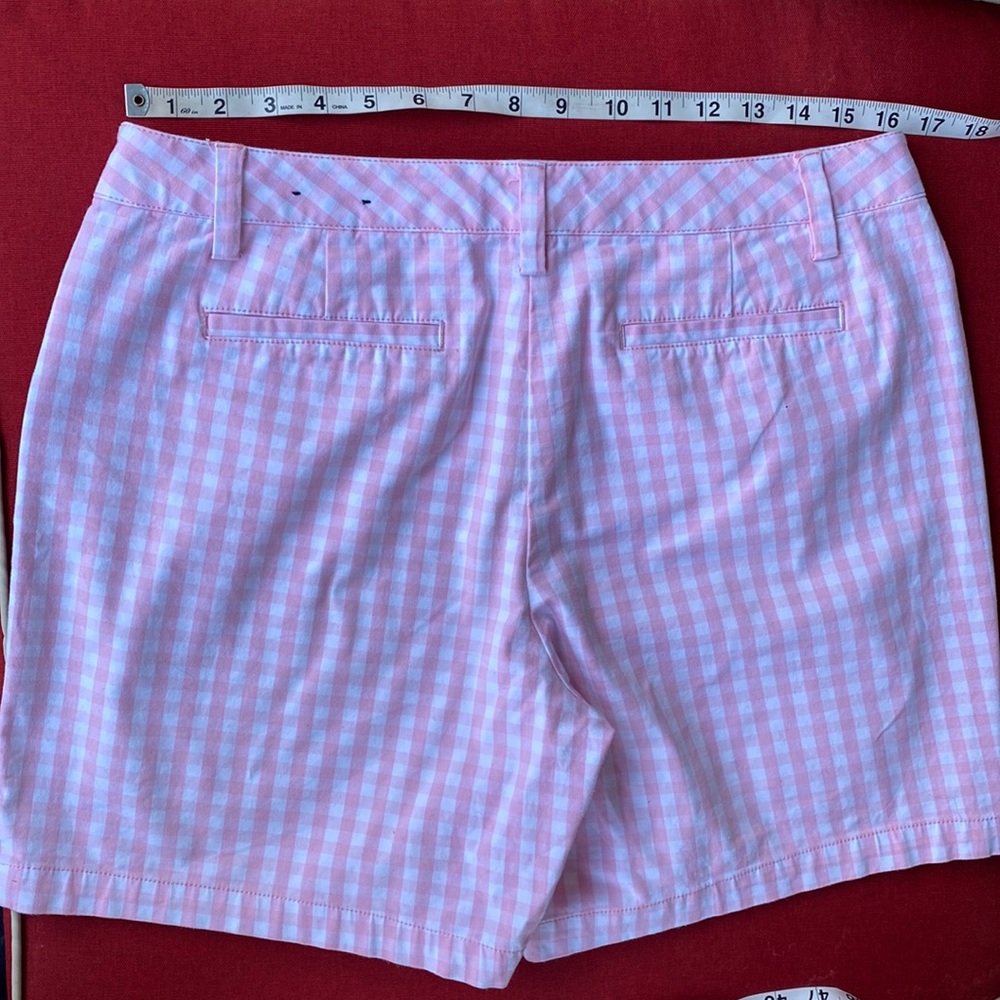 Gingham & White Bermuda Shorts - All 4 Pairs - Picture 5 of 15